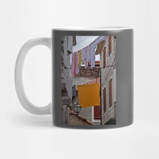 A Wash Day at Trogir. Croatia Mug